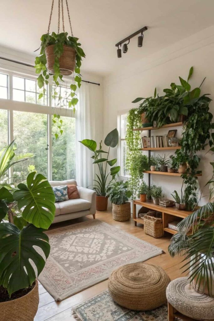 Lush Hanging Greenery