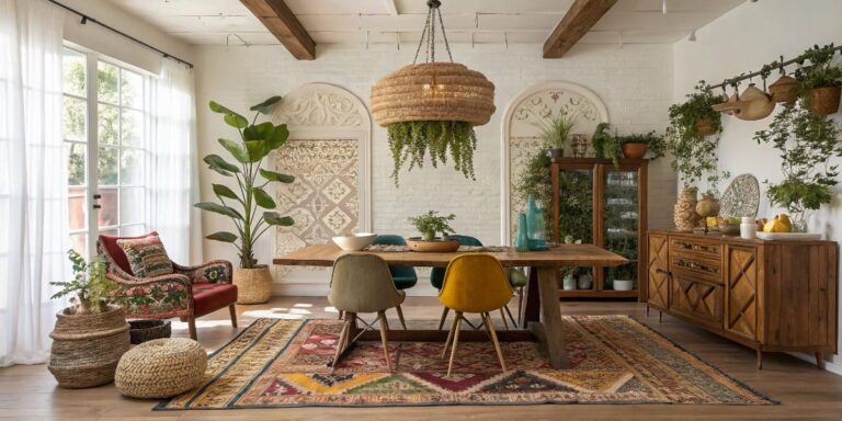 Dreamy Boho Dining Room Inspiration