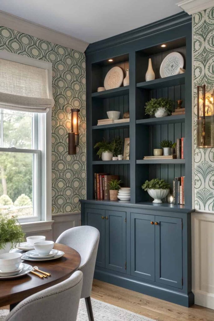 Stylish Built-In Shelves
