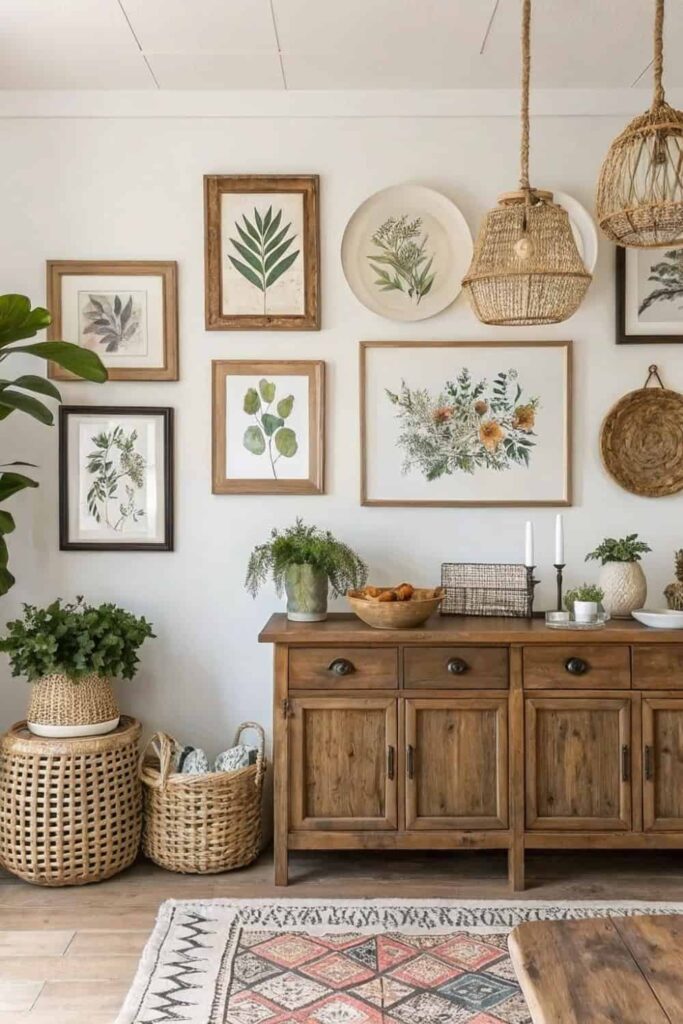Mixed Art Collection Wall
