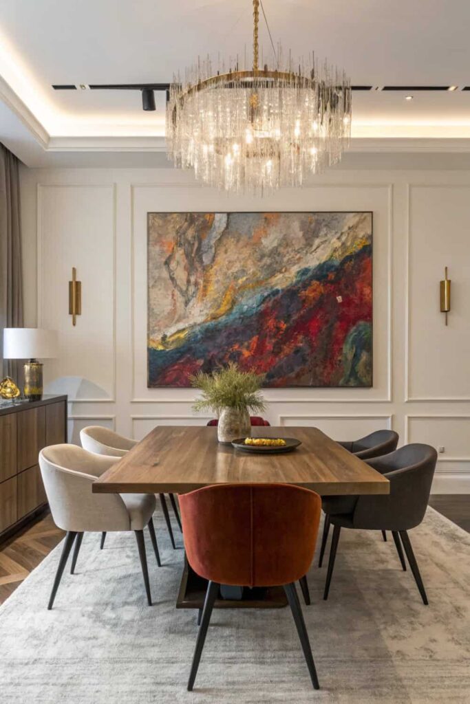 Dramatic Dining Art