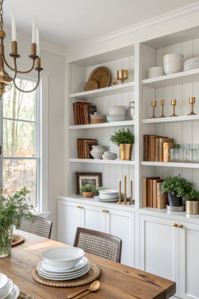 Decorative Open Shelves