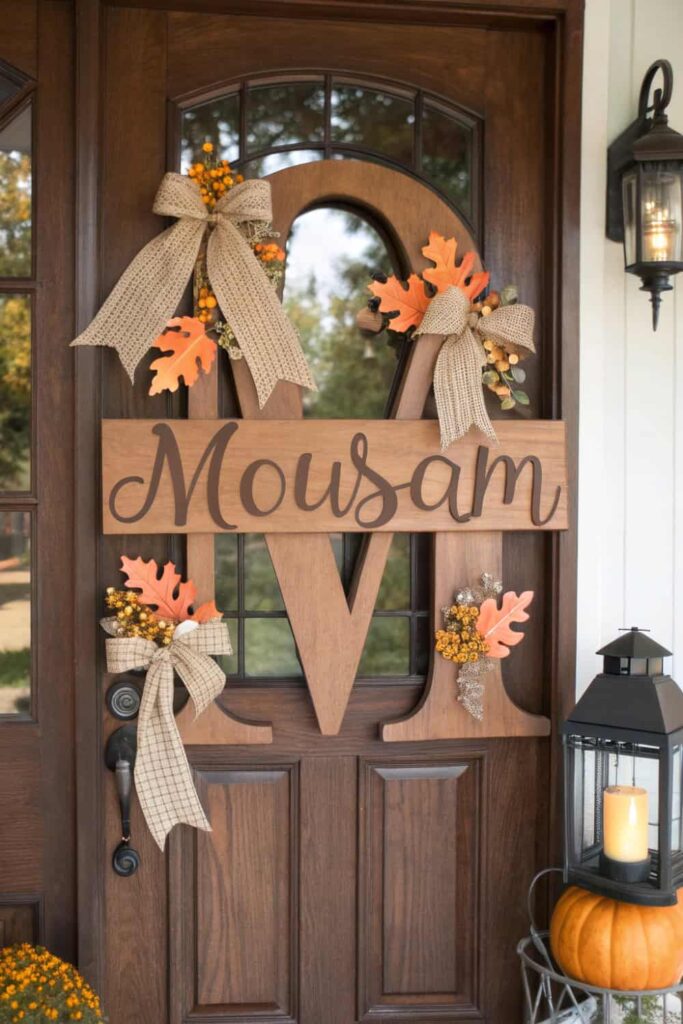 Customized Fall Accents