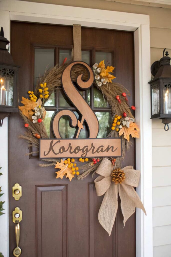 Monogrammed Porch Style