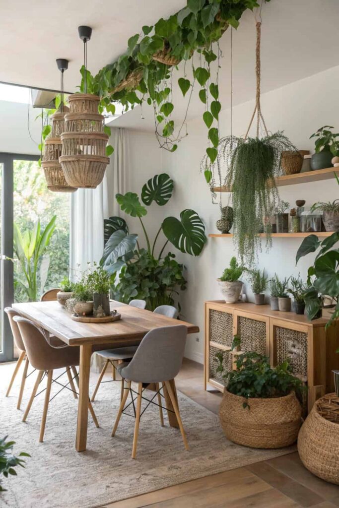 Jungle Boho Dining Room
