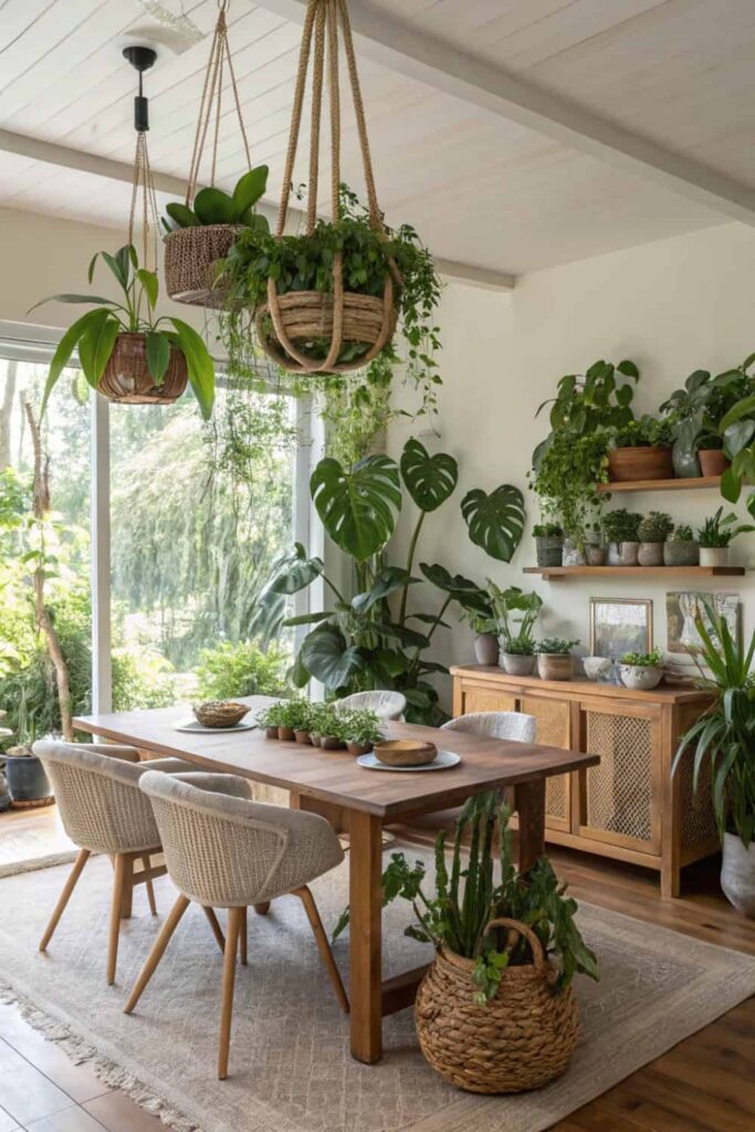 Plant-Filled Bohemian Space