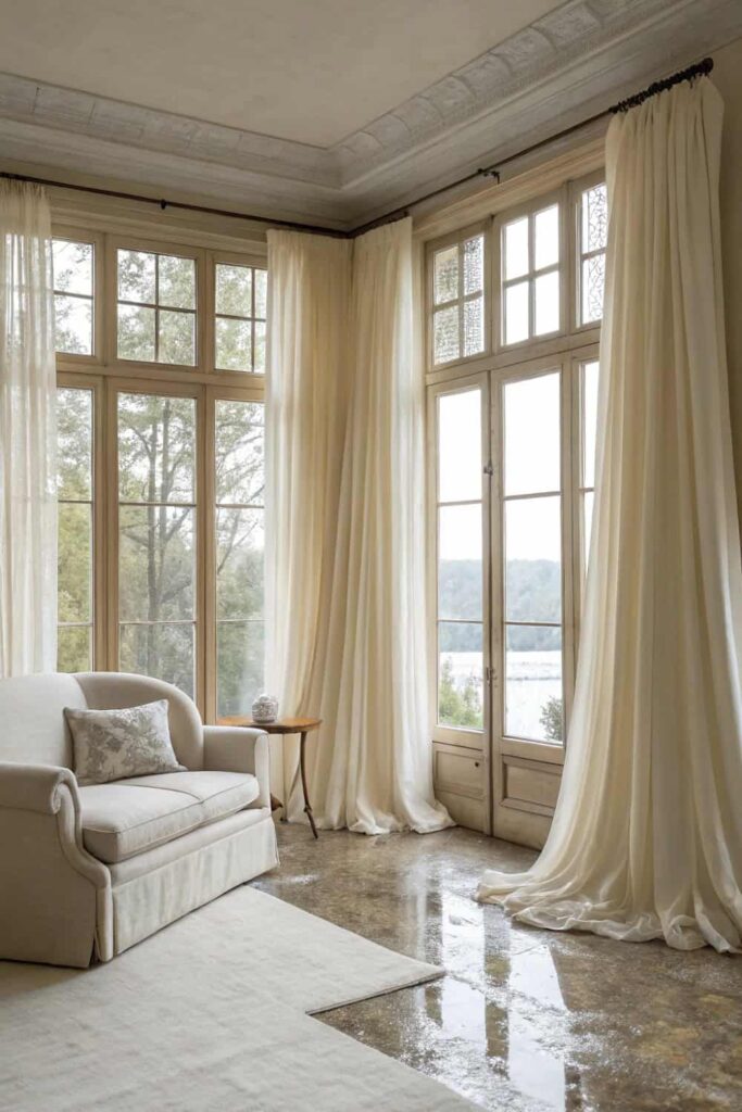 Cozy Fabric Windows
