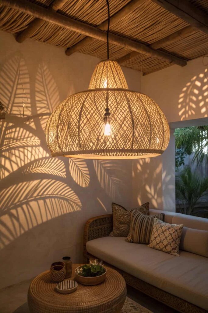 Boho Woven Lights