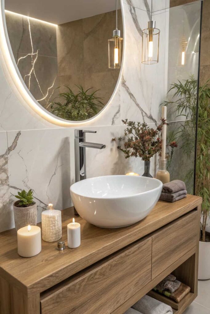 Sculptural Sink Focal