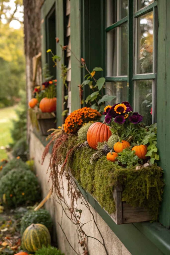 Autumn Window Boxes