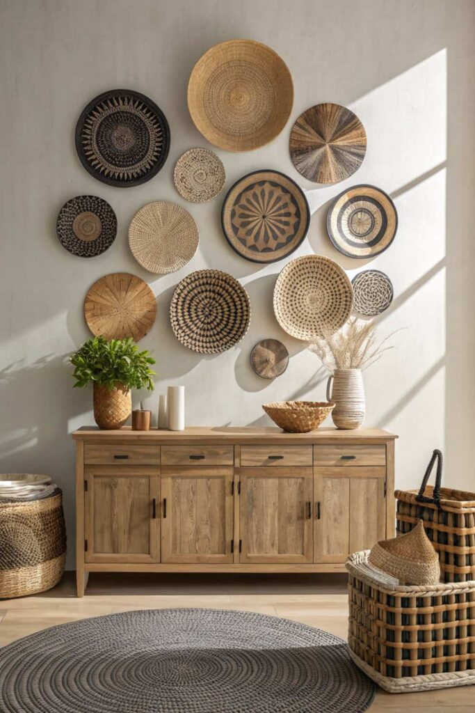 Textured Basket Art