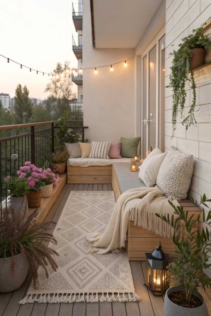 Cozy Balcony Comfort Ideas
