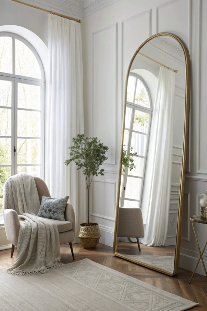 Romantic Mirror Shape