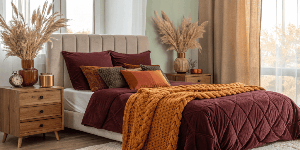 Autumn Bedroom decor and designs