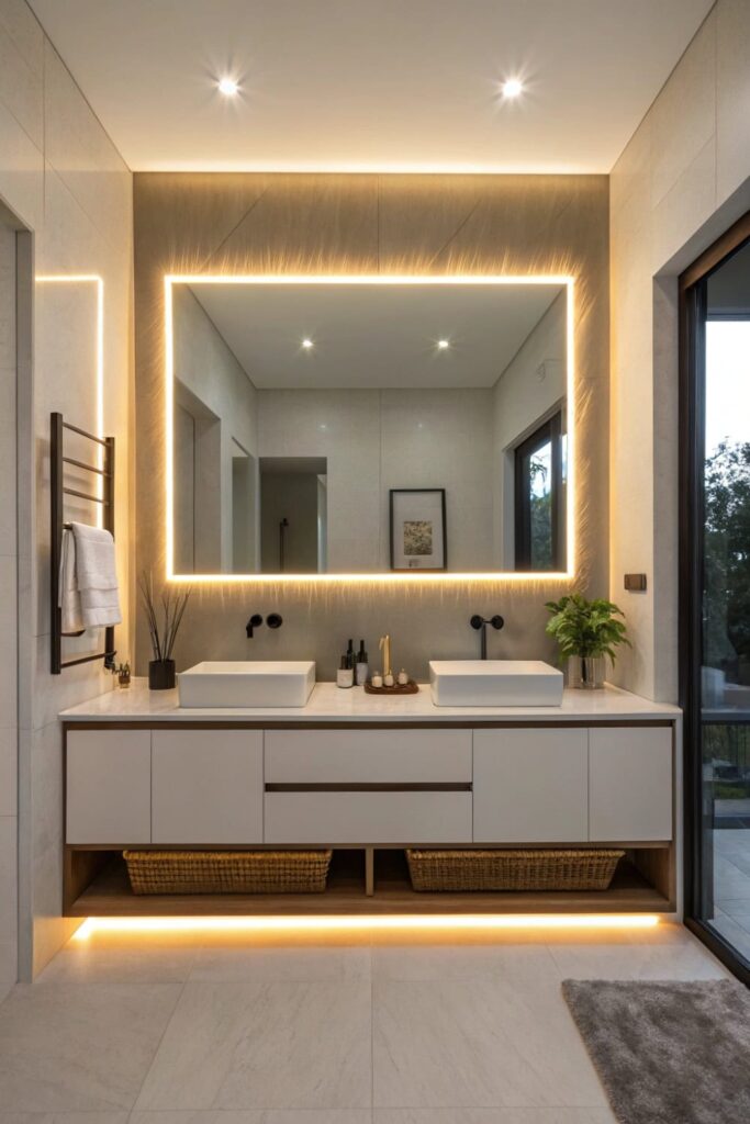 Halo Glow Mirror