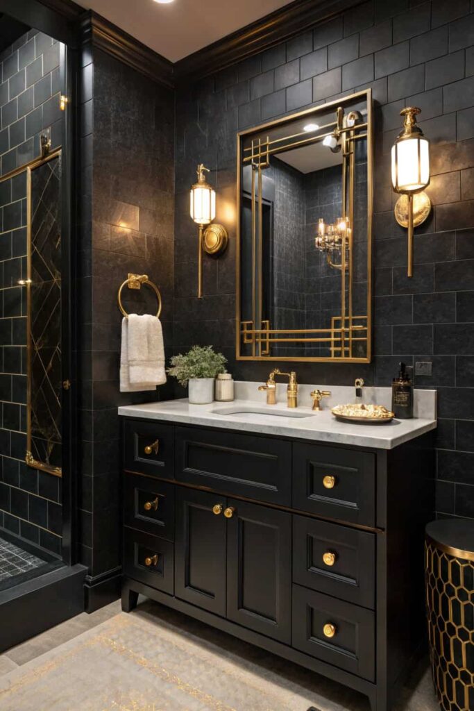 Luxurious Black & Gold