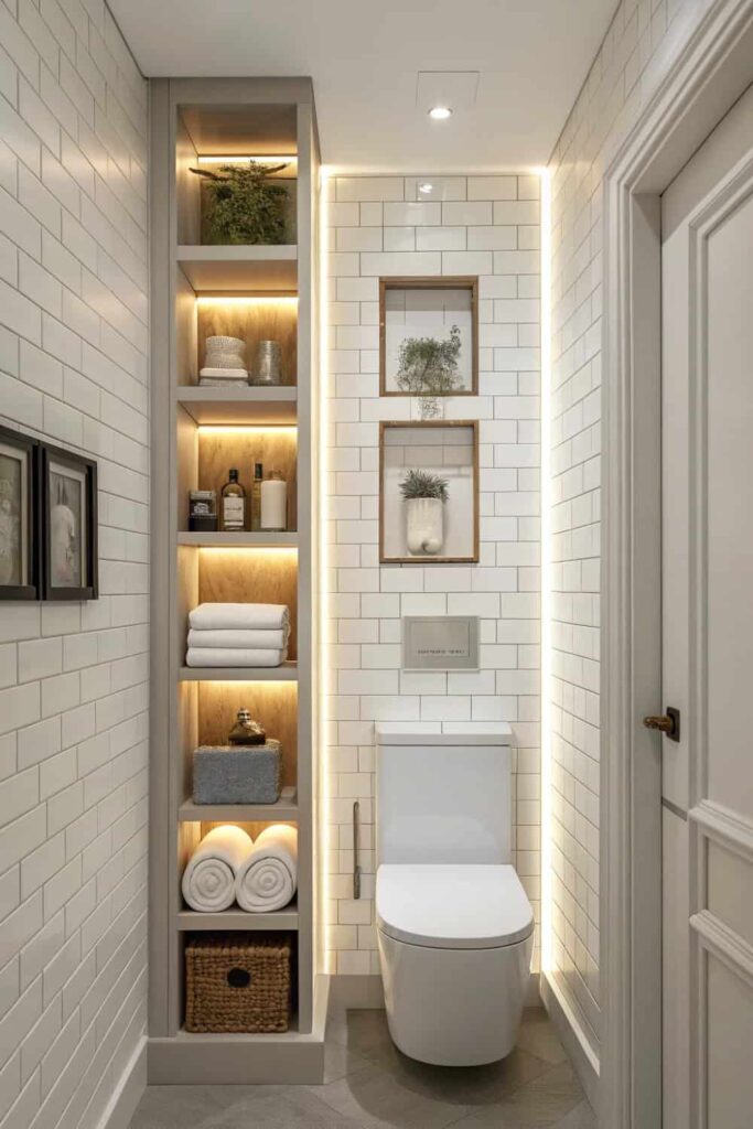 Space-Saving Recessed Wall Niche