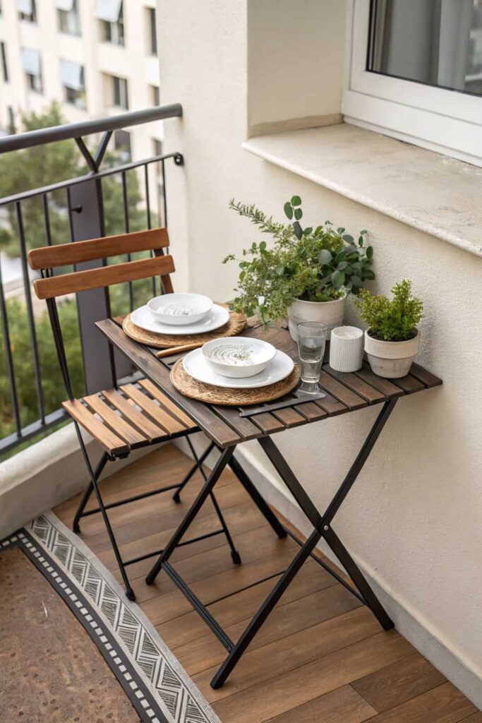 Apartment Balcony Bistro