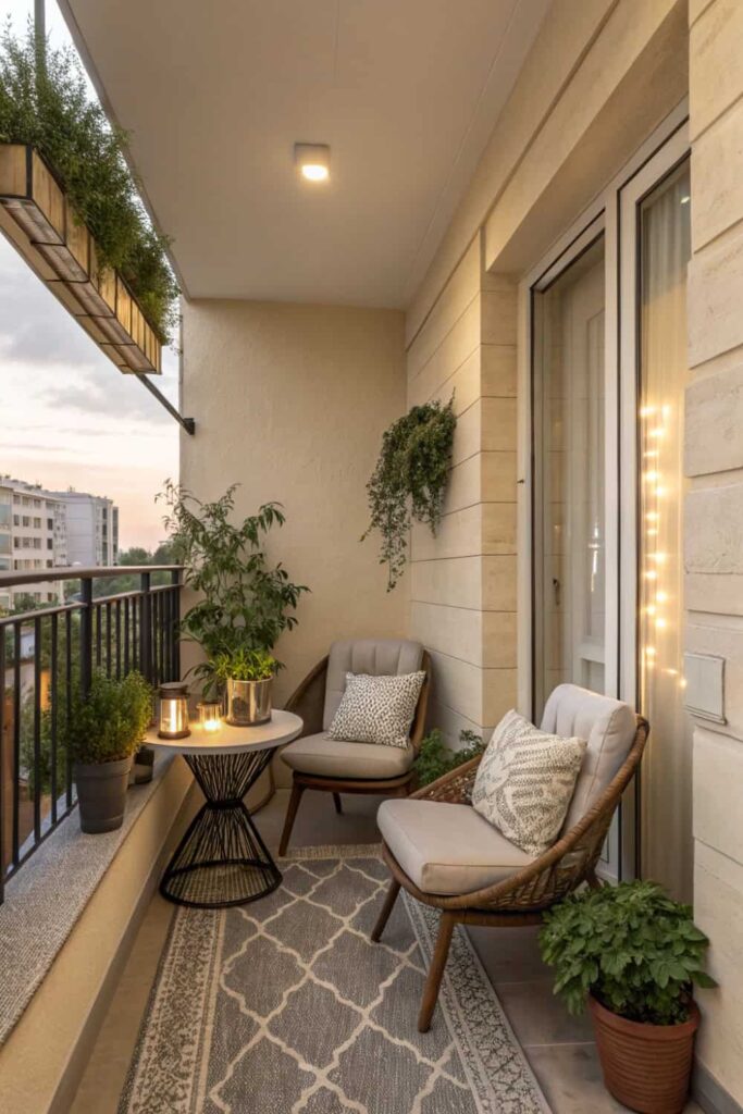 Small Balcony Sitting Ideas