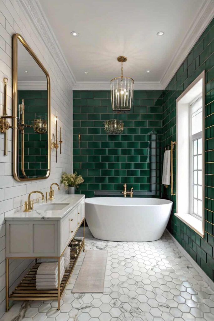 Dramatic Emerald Appeal