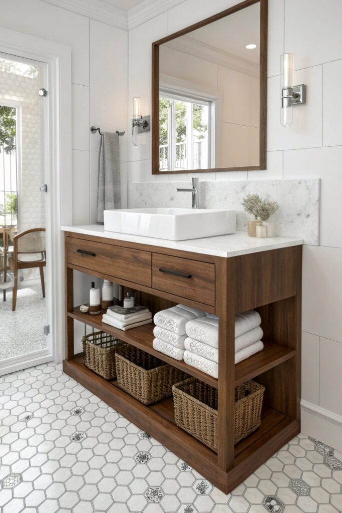 Modern Floating Vanity for Small Spaces