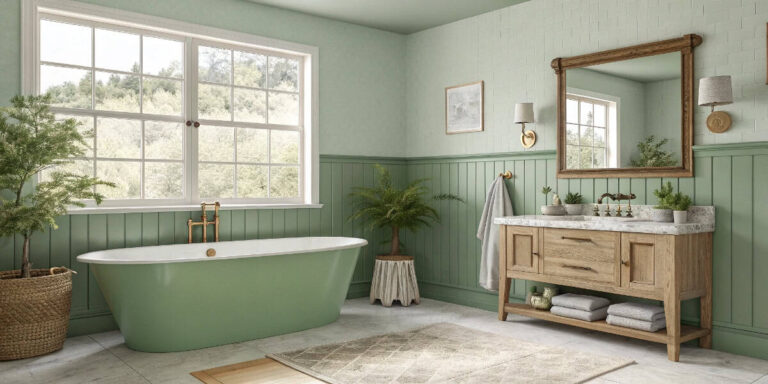 Fresh Green Bathroom Ideas
