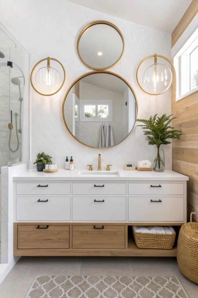 Modern Circular Mirrors