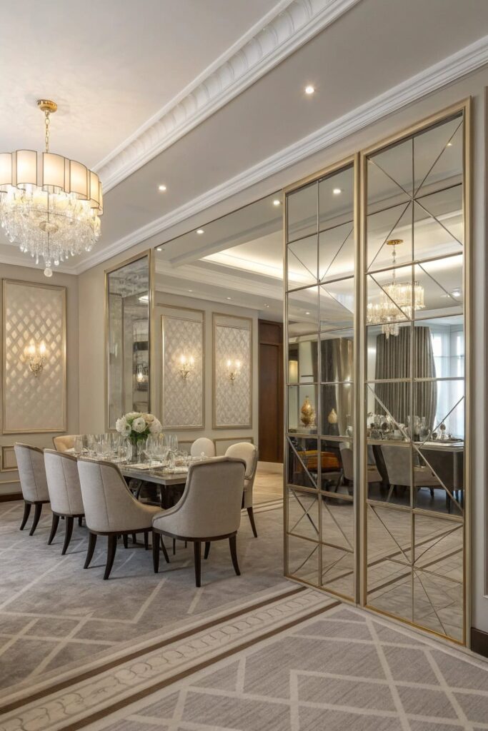 Seamless Mirrored Wall