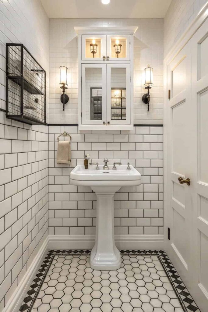 Timeless Pedestal Sink for Narrow Baths