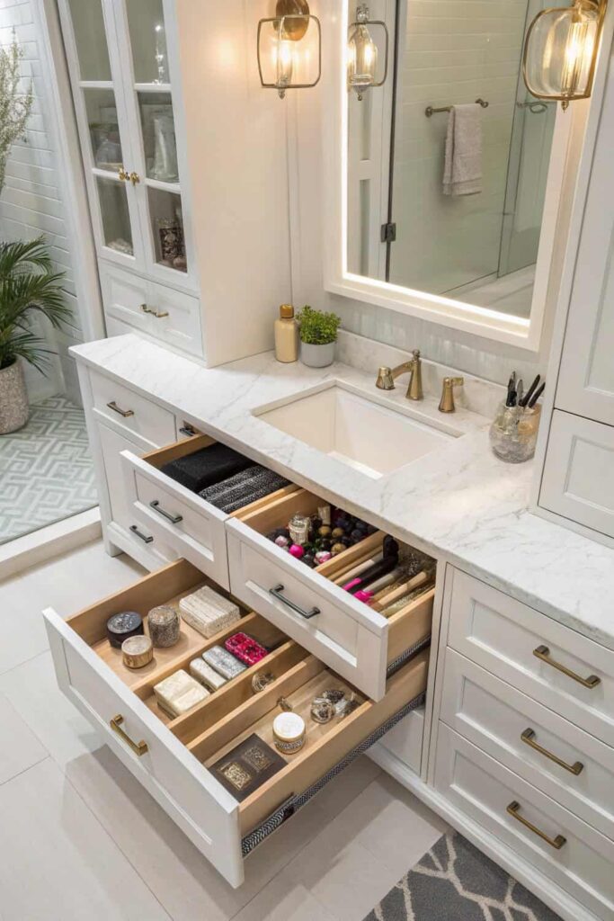Hidden Storage Bath
