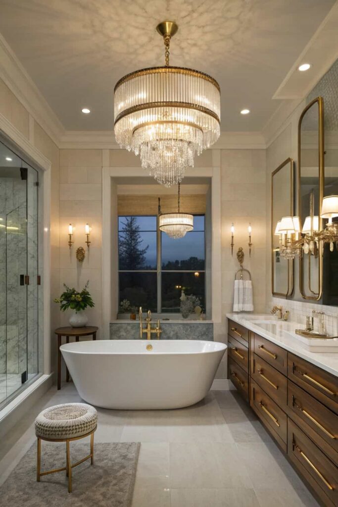 Lighting Centerpiece Bath