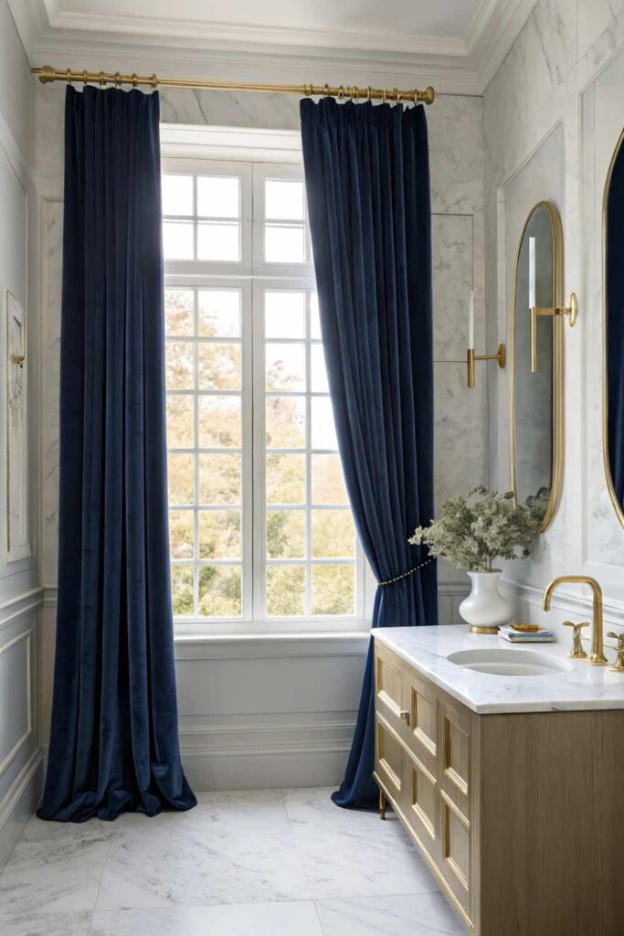 Add Softness with Dramatic Curtains